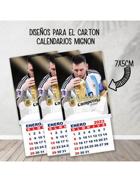 Copy Of Cartones Para Calendario Mignon Argentina