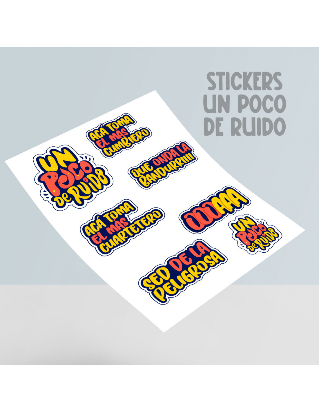 Stickers Un Poco De Ruido