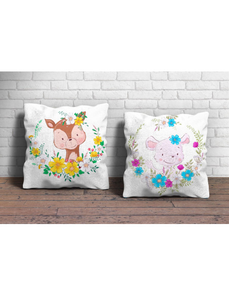 Almohadón animalitos super tiernos