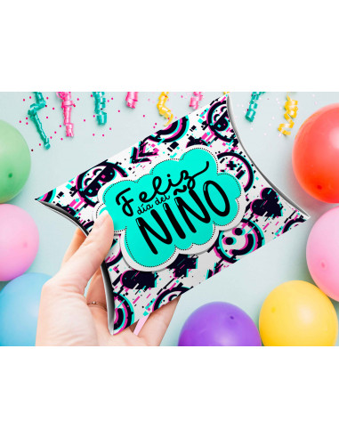 CAJA ALMOHADA DIA DEL NIÑO