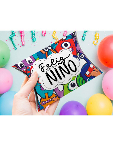 CAJA ALMOHADA DIA DEL NIÑO