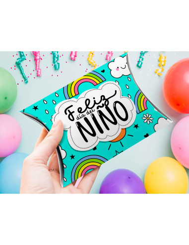 CAJA ALMOHADA DIA DEL NIÑO