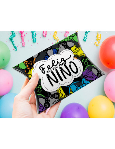 CAJA ALMOHADA DIA DEL NIÑO