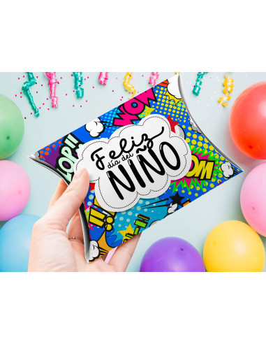 CAJA ALMOHADA DIA DEL NIÑO