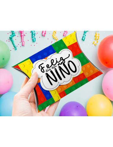 CAJA ALMOHADA DIA DEL NIÑO