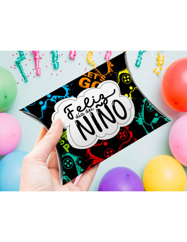 CAJA ALMOHADA DIA DEL NIÑO