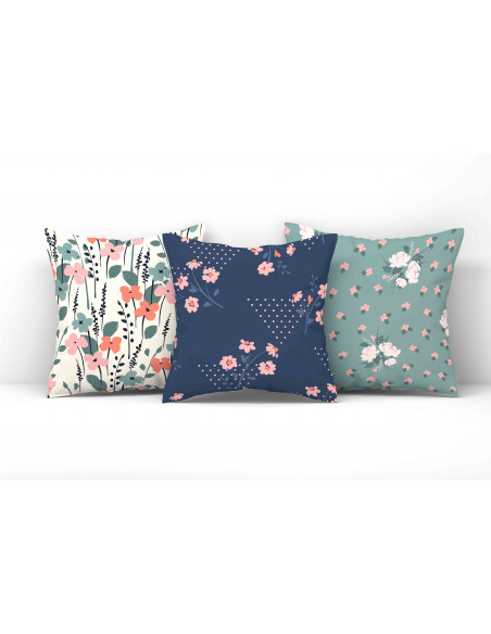 ALMOHADONES FONDOS ESTAMPADOS/FLOREADOS/GEOMETRICOS