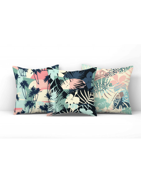 ALMOHADONES FONDOS ESTAMPADOS/FLOREADOS/GEOMETRICOS