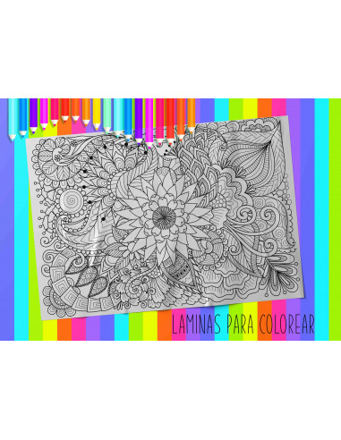 LAMINAS PARA COLOREAR PACK 1