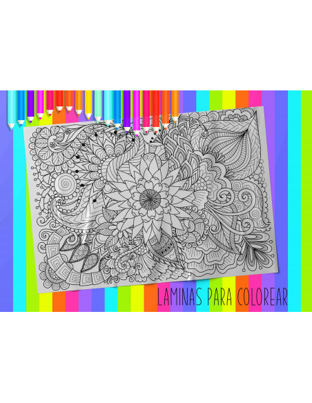 LAMINAS PARA COLOREAR PACK 1