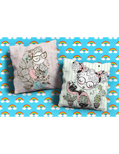 ALMOHADONES INFANTILES PACK 2