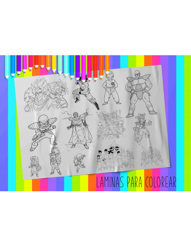 LAMINAS PARA COLOREAR PACK 2