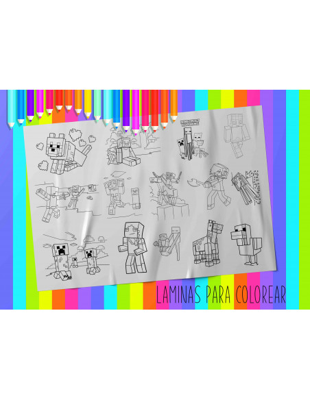 LAMINAS PARA COLOREAR PACK 2
