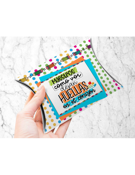 CAJA ALMOHADA DIA DEL MAESTRO