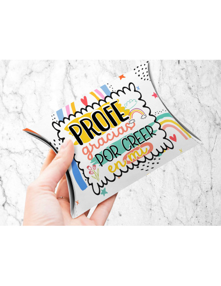 CAJA ALMOHADA DIA DEL MAESTRO