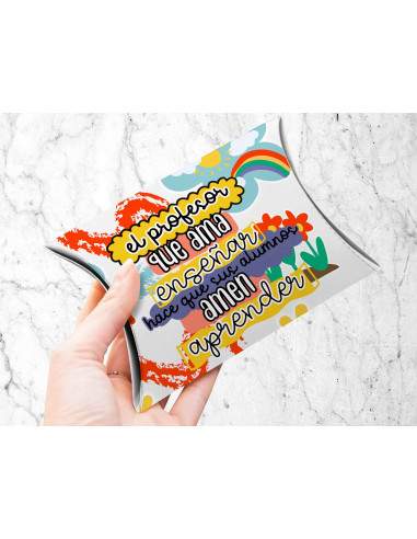 CAJA ALMOHADA DIA DEL MAESTRO