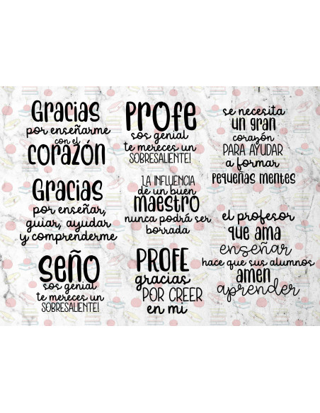 FRASES DIA DEL MAESTRO