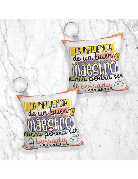 LLAVERO ALMOHADITA DIA DEL MAESTRO