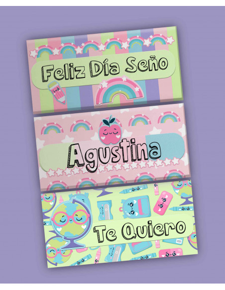 KIT IMPRIMIBLE CHOCOLATINES DIA DEL MAESTRO