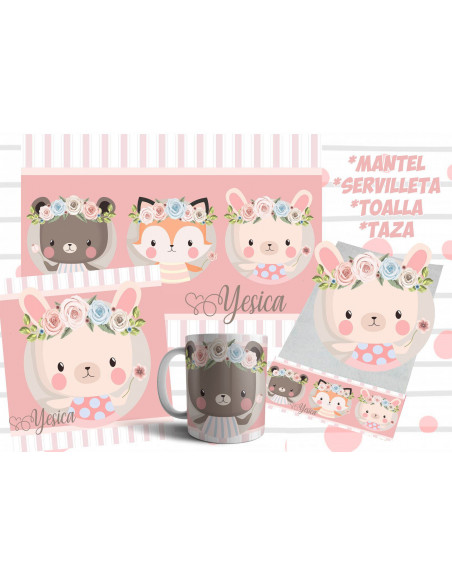 Pack Jardin - Animales del Bosque Nena