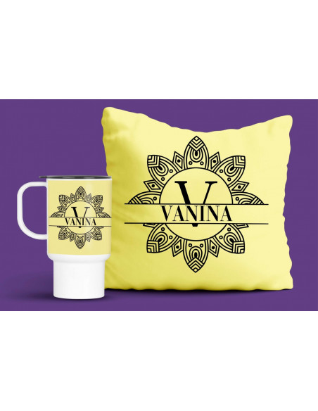 INICIALES NOMBRES ALFABETO JARRO ALMOHADON