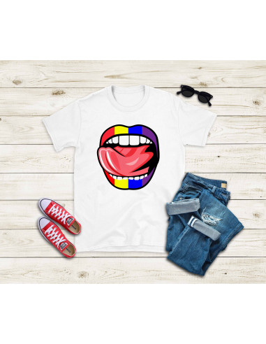 REMERAS LABIOS BOCA