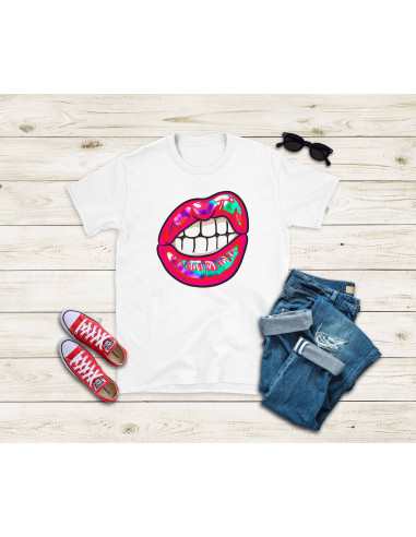 REMERAS LABIOS BOCA