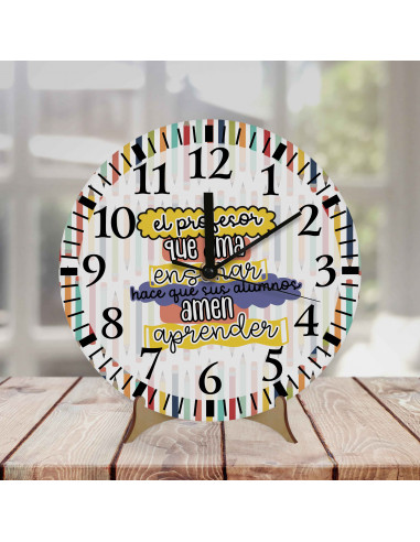 RELOJ DIA DEL MAESTRO