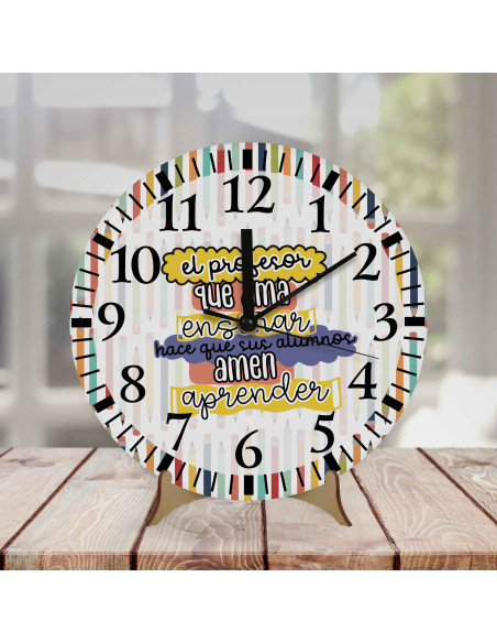 RELOJ DIA DEL MAESTRO