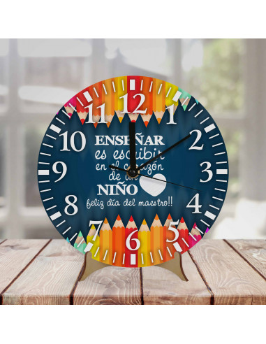 RELOJ DIA DEL MAESTRO