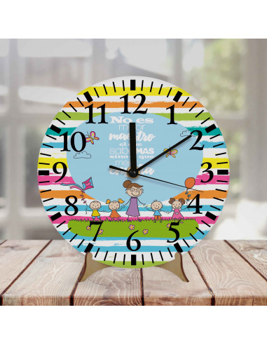 RELOJ DIA DEL MAESTRO