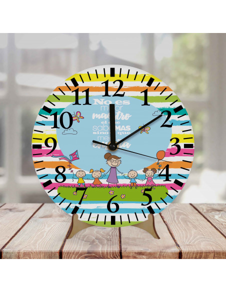 RELOJ DIA DEL MAESTRO