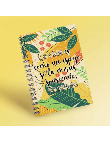 CUADERNO TROPICALES FRASES