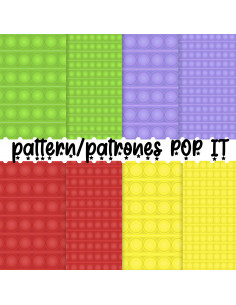 POP IT FONDOS + CLIPART 2