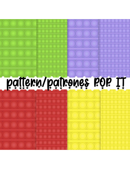 POP IT FONDOS + CLIPART