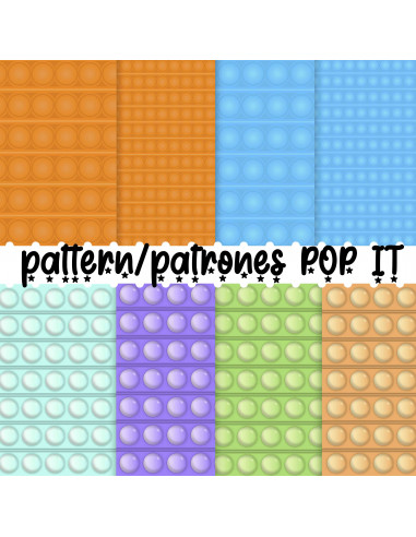 POP IT FONDOS + CLIPART