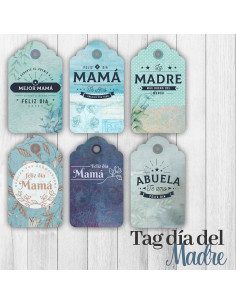 TAG VINTAGE DIA DE LA MADRE