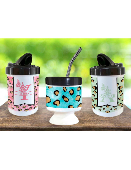 JUEGO DE MATE PACK ESTAMPADO