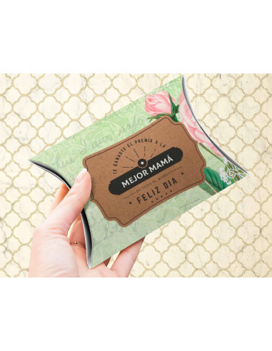 CAJAS ALMOHADA VINTAGE DIA DE LA MADRE