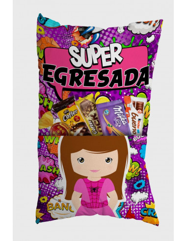 ALMOHADONES CON BOLSILLO EGRESADITOS...