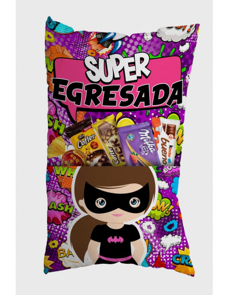ALMOHADONES CON BOLSILLO EGRESADITOS PACK 1