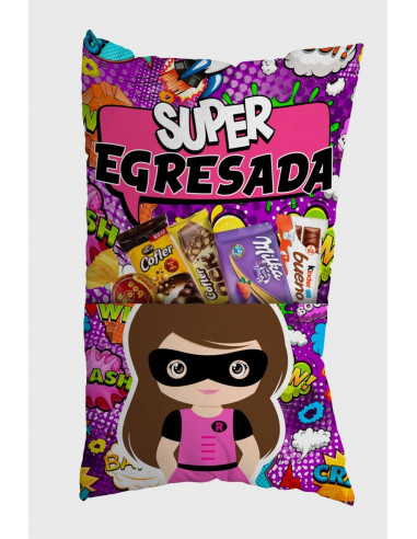 ALMOHADONES CON BOLSILLO EGRESADITOS...