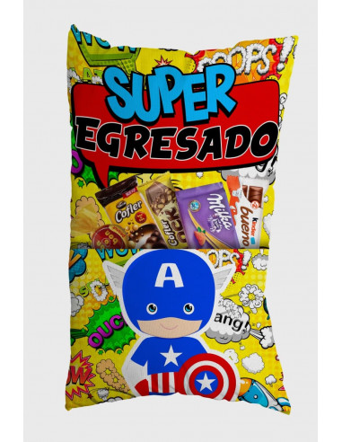 ALMOHADONES CON BOLSILLO EGRESADITOS...