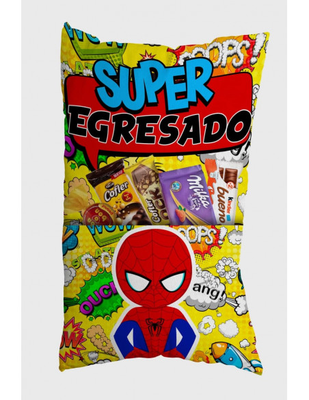 ALMOHADONES CON BOLSILLO EGRESADITOS PACK 1