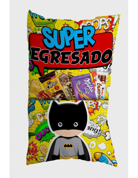 ALMOHADONES CON BOLSILLO EGRESADITOS PACK 1