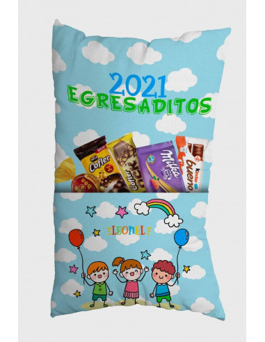 ALMOHADONES CON BOLSILLO EGRESADITOS...