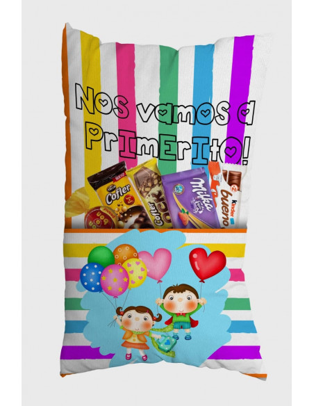 ALMOHADONES CON BOLSILLO EGRESADITOS PACK 1