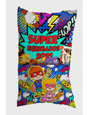 ALMOHADONES CON BOLSILLO EGRESADITOS...