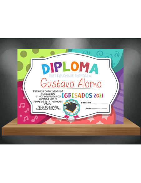 Diploma Egresaditos pack 2