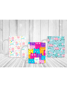 Tazas Fondos Estampados